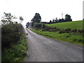 Corliss Road ascending southwards from Teer Cross Roads