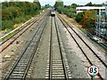 East along the Paddington to the west railway, Stratton, Swindon