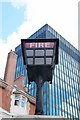 TQ2982 : Fire station lamp, Euston by Jim Osley