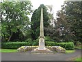 War Memorial, Duns Public Park