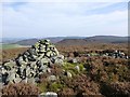 NU0405 : Cairn on Cartington Hill by Russel Wills