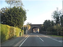 TQ1750 : Railway bridge on Pixham Lane, Dorking by David Howard