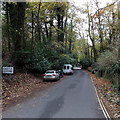 Northern boundary of Castle Combe