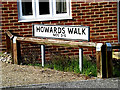 Howards Walk sign