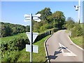 Level crossing approach on road to Brooksmouth Farm