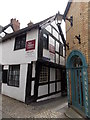 Corner of Grope Lane and Fish Street in Shrewsbury