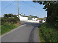 Corliss Road at its junction with Drumlougher Road