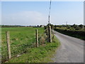 Farm lane leading north from Drumlougher Road