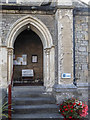 Floral Display at Entrance to St Michael