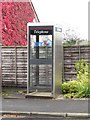 Public telephone box, Gavinton