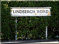 TM1942 : Lindbergh Road sign by Geographer