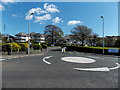 Mini-roundabout in Elton Road, Clevedon