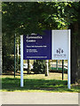 TM1841 : Ipswich Gymnastics Centre sign by Geographer