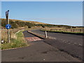 Junction on the A77 cycle lane