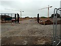 Giant cranes, Omagh New Hospital Complex