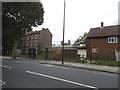 Houses in front of Wormwood Scrubs prison