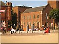 Paving and seating, Stone Street Square, Dudley