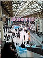 TQ2879 : Union Jack Flags at Victoria Station by PAUL FARMER