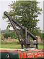 Wooden wharf crane at Burbage Wharf