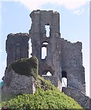 SY9582 : Ruined keep, Corfe Castle by N Chadwick