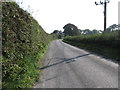 View south-eastwards along the B135 (Cloghoge Road)