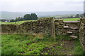 Stone stile above Carr Green