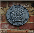 English Listed Building Plaque