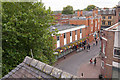 SU4829 : Looking down on Sainsbury's from roof of the Brooks Shopping Centre by Peter Facey