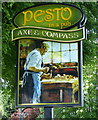 Axe & Compass pub sign