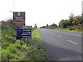 H6650 : "Welcome to County Monaghan" sign by Kenneth  Allen