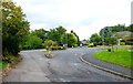 Small roundabout on Woodside