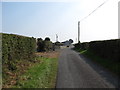 H8819 : View eastwards towards farm buildings on Corliss Road by Eric Jones