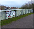 Old railway bridge crossing Huncote Road