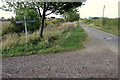 Bridleway crosses Wood Lane