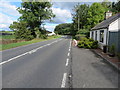 Road (A711) at Rose Cottage