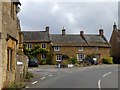 Ham stone cottages in Montacute