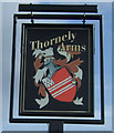 Sign for the Thornely Arms pub, Dodworth