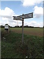 TM0760 : Roadsign on Rendall Lane by Geographer