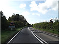 Entering Horringer on the A143 Horringer Road