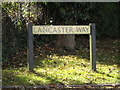 Lancaster Way sign