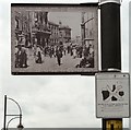 SJ8989 : Edgeley Lamppost: A View of Stockport Market by Gerald England