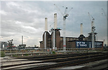 TQ2877 : Battersea Power Station development, Chelsea Bridge by Stephen Richards