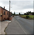 Ellesmere Road passes Overfields Farm, Wem