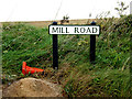 Mill Road sign