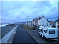 Evening on the promenade, Borth