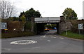 SE side of a railway bridge, Wem