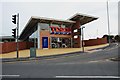 Tesco supermarket main entrance, Severn Road, Stourport-on-Severn