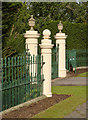 Gateposts at Welham Hall