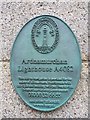 NM4167 : Plaque at Ardnamurchan Lighthouse by Becky Williamson
