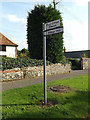 TL7348 : Roadsign on North Street by Geographer